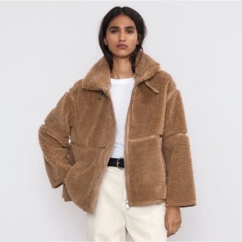 Cozy Brown Sherpa Jacket
